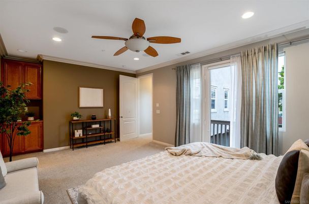Bedroom, Interior, Recessed Lighting