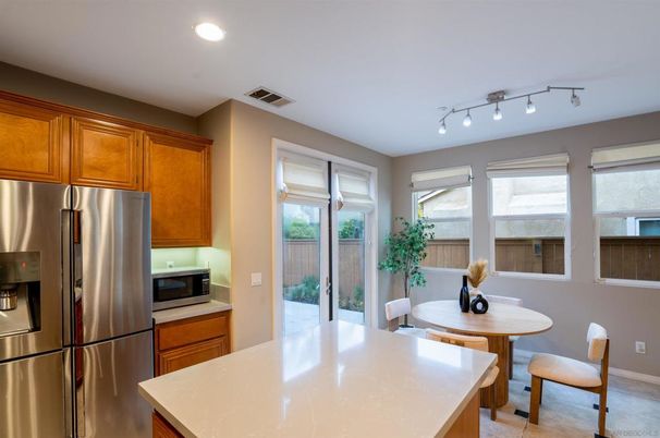 Dining room, Interior, Kitchen, Recessed Lighting, Stainless Steel Appliances