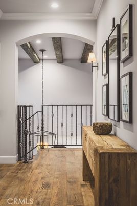 Interior, Recessed Lighting, Wooden Beams, Wood Texture Flooring