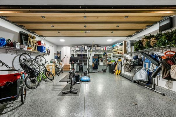 Fitness Equipment, Garage, Interior, Recessed Lighting