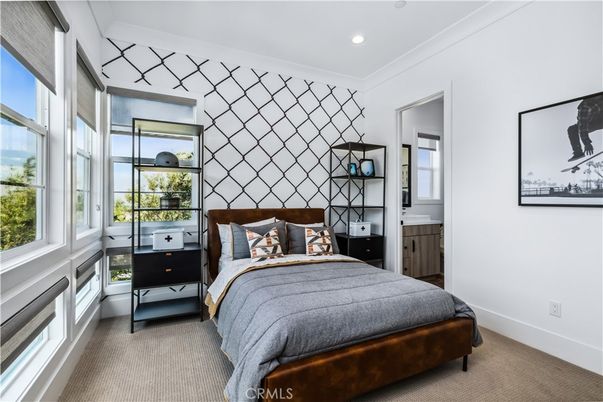 Bedroom, Interior, Recessed Lighting