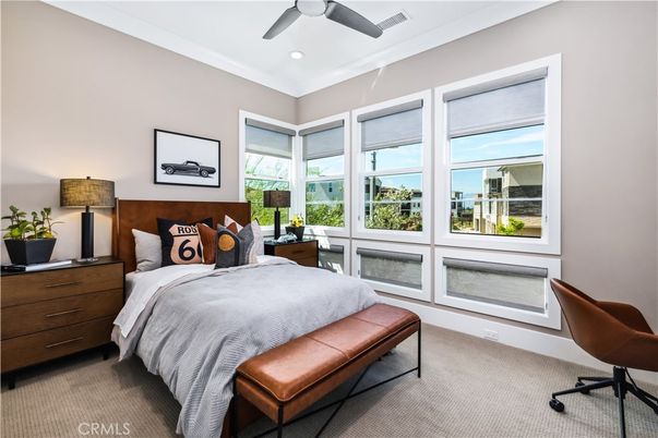 Bedroom, Interior, Recessed Lighting, Water