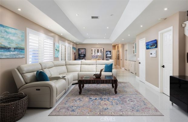 Interior, Living room, Recessed Lighting