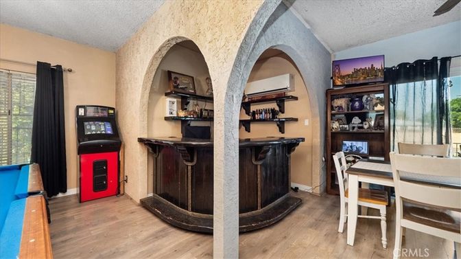 Dining room, Interior, Wood Texture Flooring