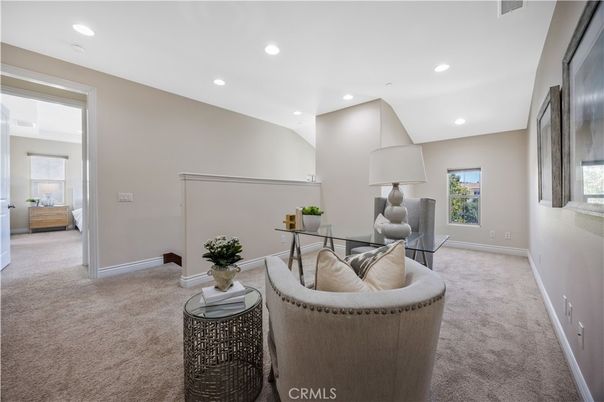Interior, Living room, Recessed Lighting