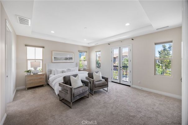 Bedroom, Interior, Recessed Lighting