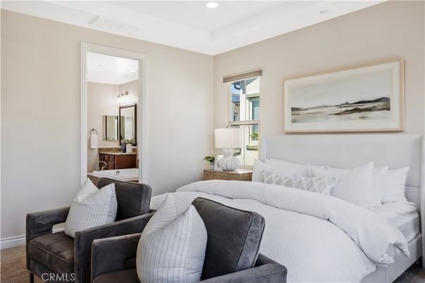 Bedroom, Interior, Recessed Lighting