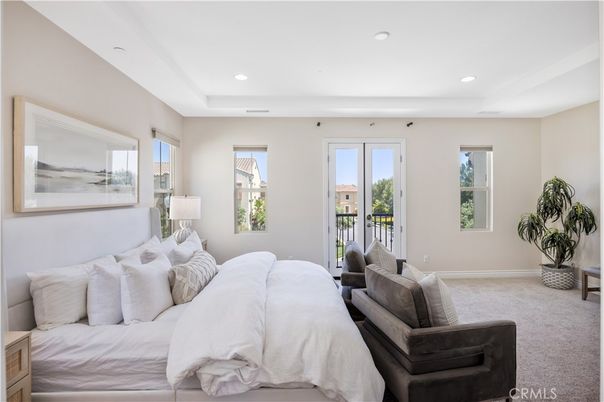 Bedroom, Interior, Recessed Lighting