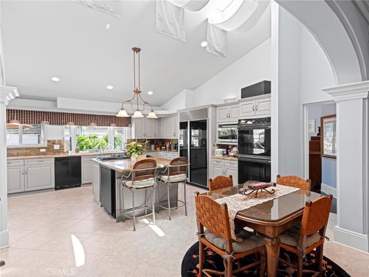 Dining room, Interior, Kitchen, Pendant Lights, Recessed Lighting