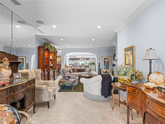 Interior, Living room, Recessed Lighting