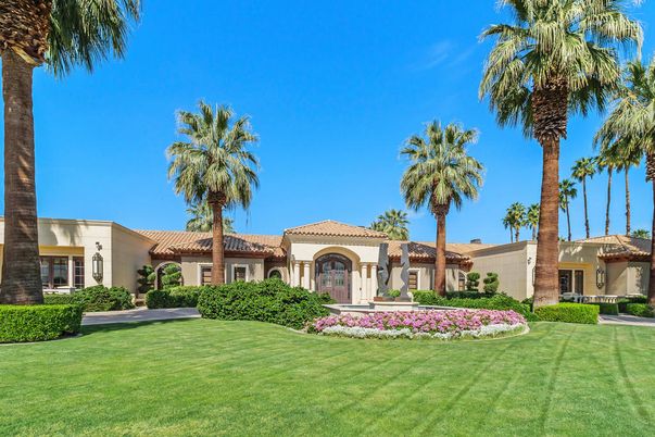 Backyard, Exterior, Facade, Spanish Mediterranean