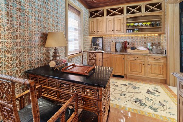 Home Office, Interior, Wooden Ceilings