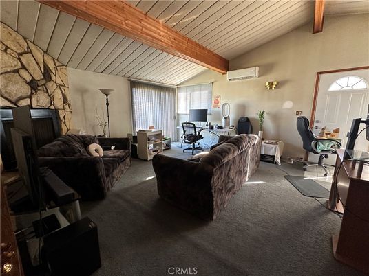 Interior, Living room, Stone Walls, Wooden Beams
