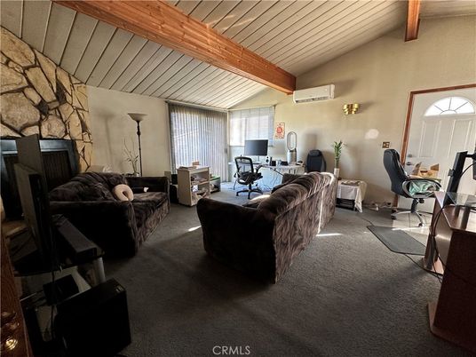 Home Office, Interior, Living room, Stone Walls, Wooden Beams