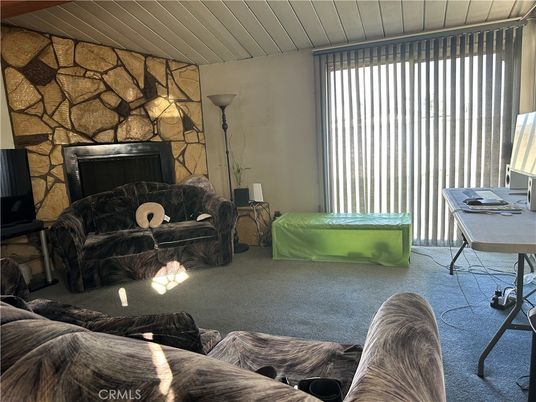 Fireplace, Home Office, Interior, Living room, Stone Walls