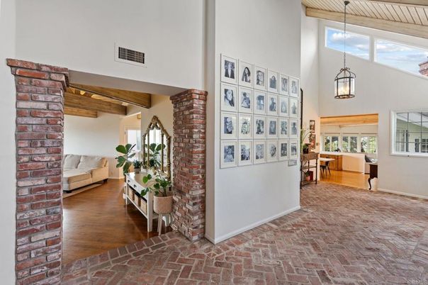 Interior, Pendant Lights, Wooden Beams, Wood Texture Flooring