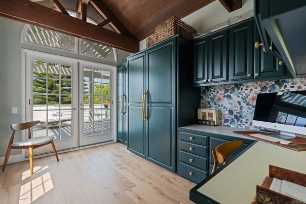 Home Office, Interior, Wooden Beams, Wooden Ceilings, Wood Texture Flooring