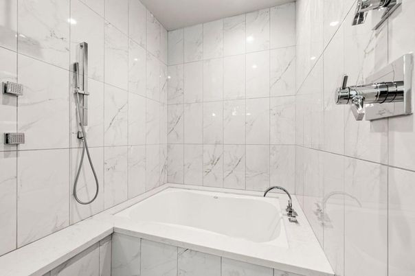 Bathroom, Interior, Marble Walls