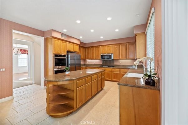 Interior, Kitchen, Recessed Lighting, Stainless Steel Appliances