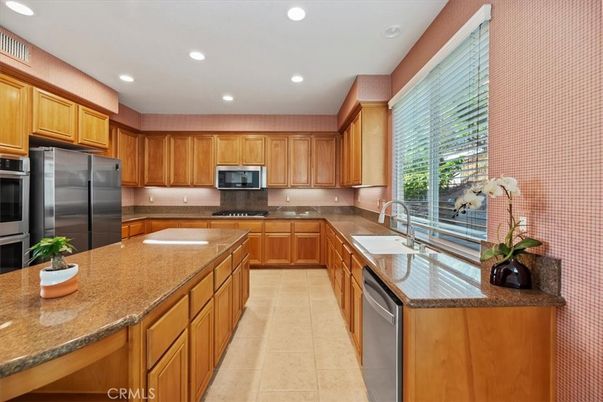 Interior, Kitchen, Recessed Lighting, Stainless Steel Appliances