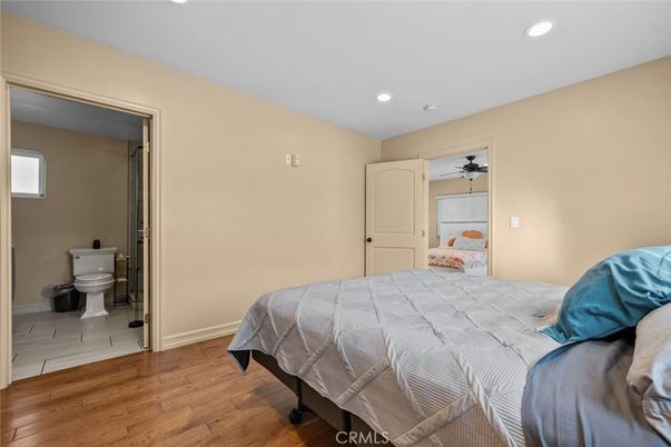 Bathroom, Bedroom, Interior, Recessed Lighting, Wood Texture Flooring