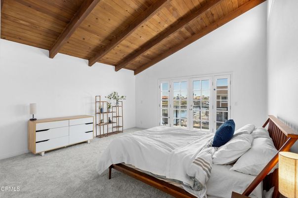 Bedroom, Interior, Wooden Beams, Wooden Ceilings