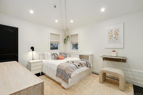 Bedroom, Interior, Recessed Lighting