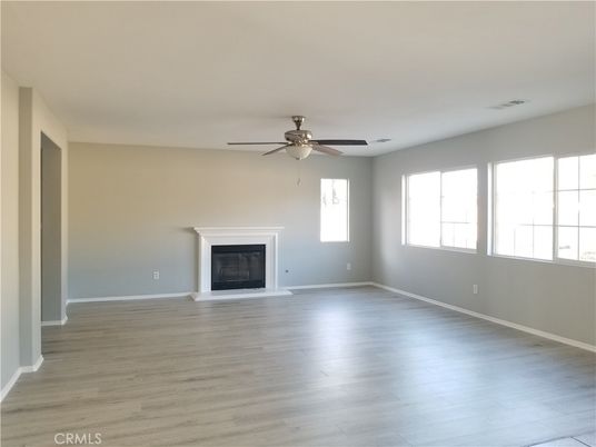 Empty room, Fireplace, Interior, Wood Texture Flooring
