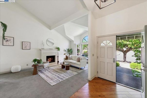 Fireplace, Interior, Living room, Wood Texture Flooring