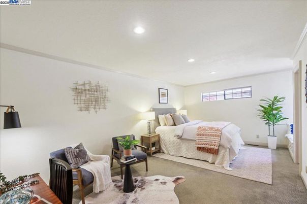 Bedroom, Interior, Recessed Lighting