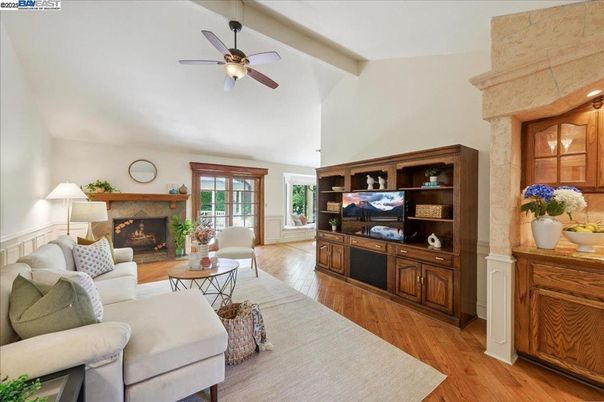 Fireplace, Interior, Living room, Wood Texture Flooring