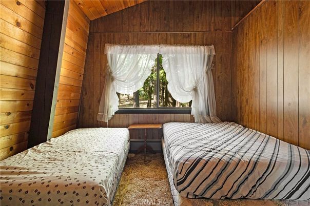 Bedroom, Interior, Wooden Ceilings, Wooden Walls