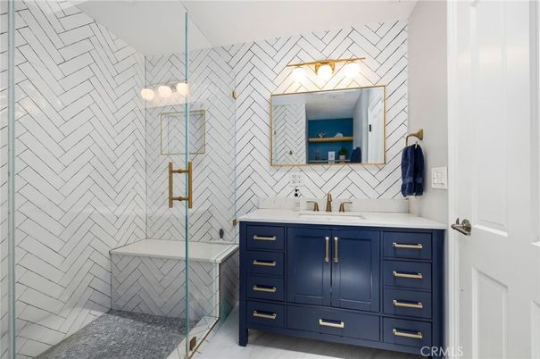 Bathroom, Glass Shower, Interior