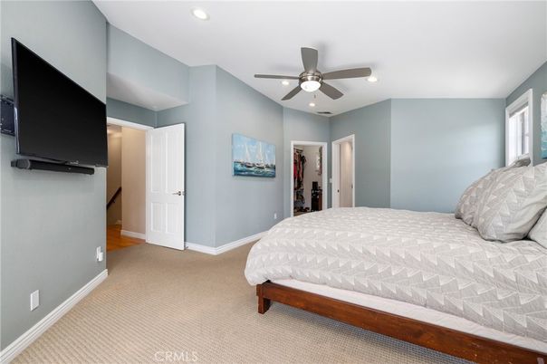 Bedroom, Interior, Recessed Lighting