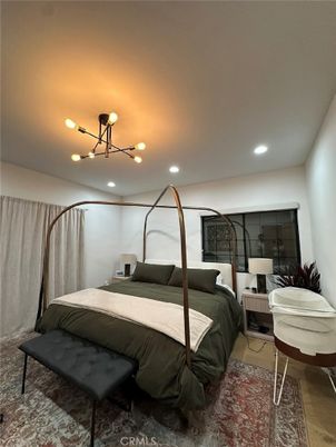 Bedroom, Interior, Recessed Lighting