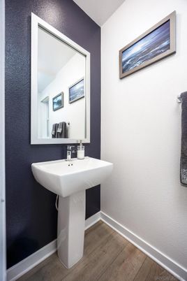 Bathroom, Interior, Wood Texture Flooring