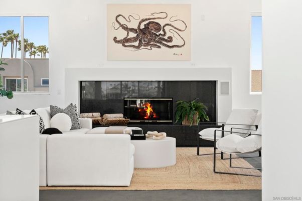 Fireplace, Interior, Living room