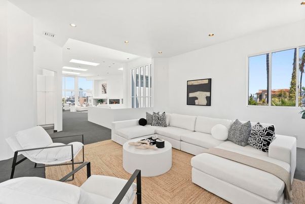 Interior, Living room, Recessed Lighting