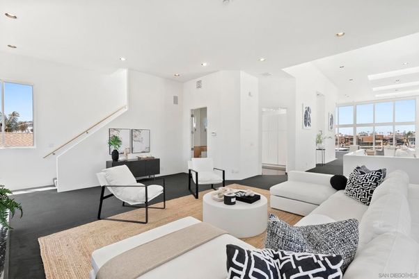 Interior, Living room, Recessed Lighting