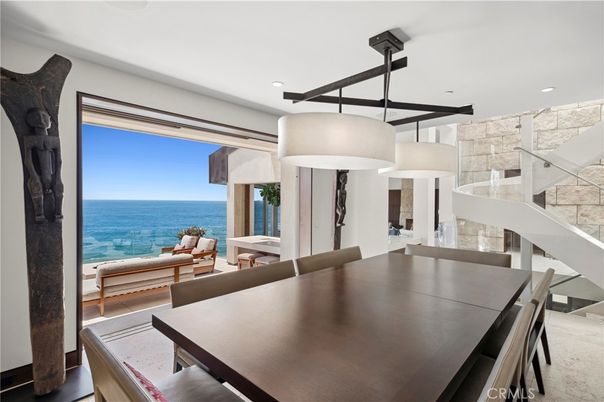 Dining room, Interior, Pendant Lights, Recessed Lighting, Water