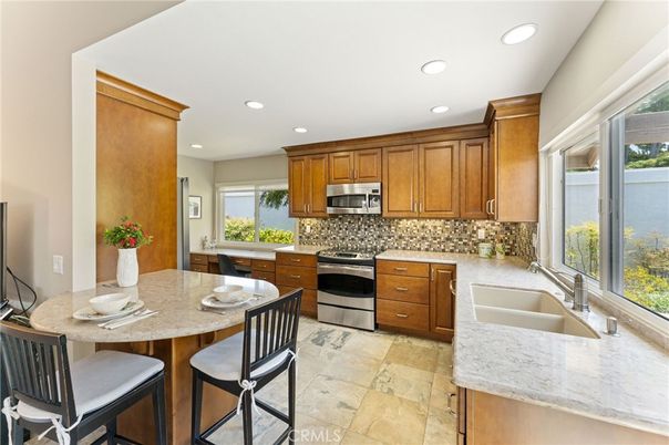 Interior, Kitchen, Recessed Lighting, Stainless Steel Appliances