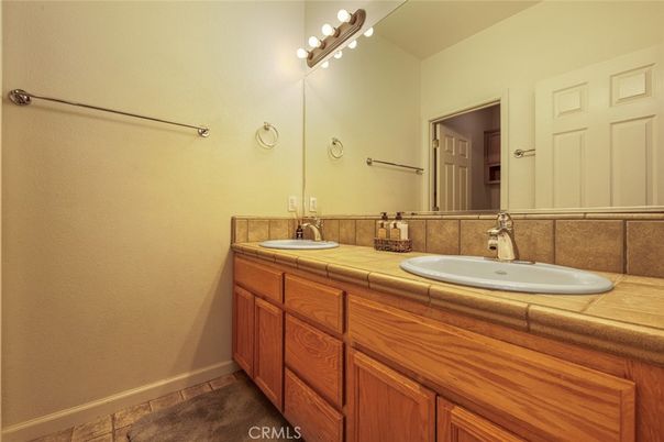 Bathroom, Dual Sink Vanities, Interior, Tile Countertops