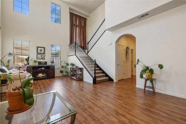 Fireplace, Interior, Wood Texture Flooring