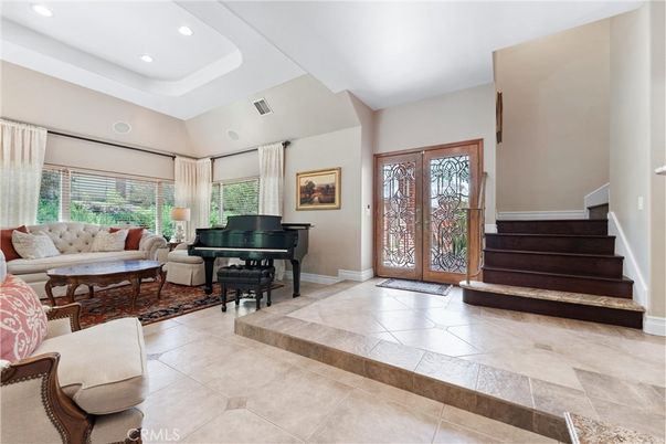 Interior, Living room, Piano, Recessed Lighting