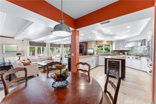Dining room, Interior, Kitchen, Living room, Pendant Lights, Recessed Lighting