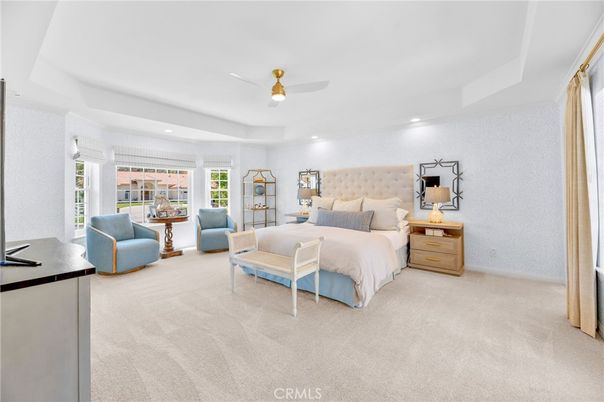 Bedroom, Interior, Recessed Lighting