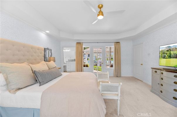 Bedroom, Interior, Recessed Lighting