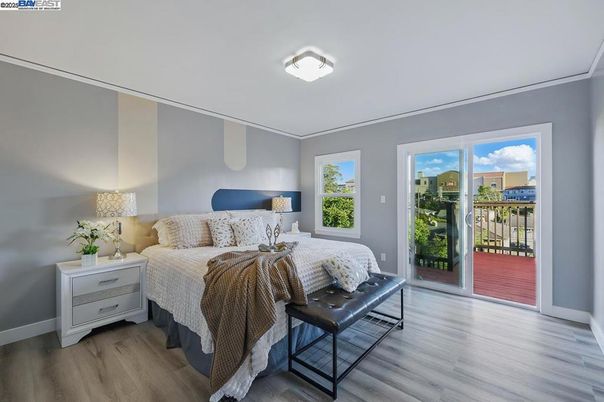 Bedroom, Interior, Wood Texture Flooring