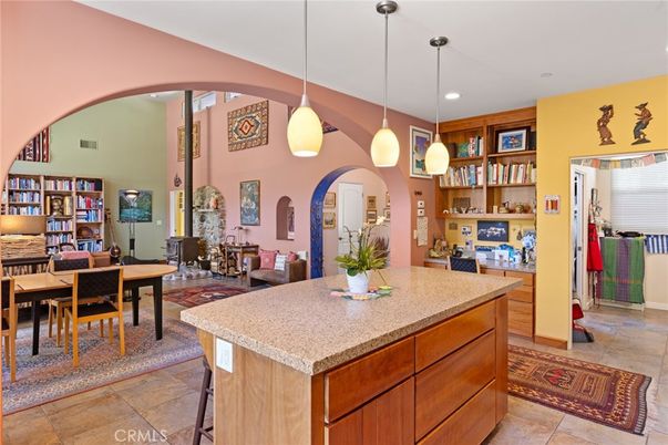 Dining room, Interior, Kitchen, Pendant Lights, Recessed Lighting