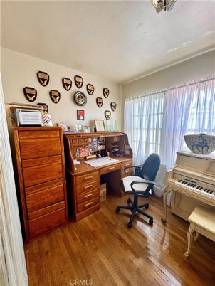 Home Office, Interior, Piano, Wood Texture Flooring